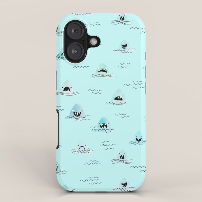 Sharkhead - Shark Pattern iPhone Case Gallery Image 1