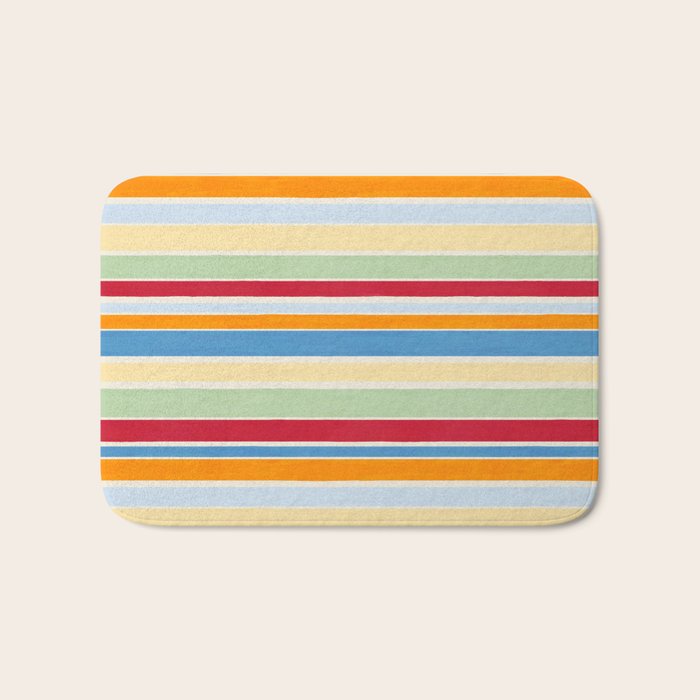 Modern Craft Spring - Roman Stripes Bath Mat Gallery Image 1