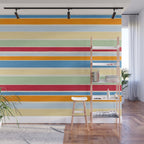 Modern Craft Spring - Roman Stripes Wall Mural Gallery Image 1