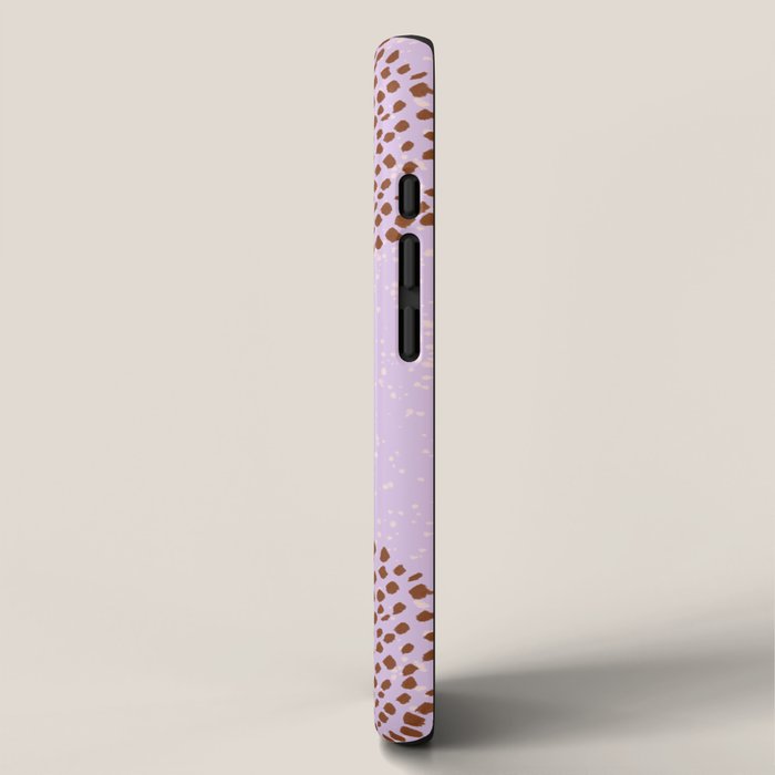 Abstract Fields in Lavender & Brown iPhone Case Gallery Image 2
