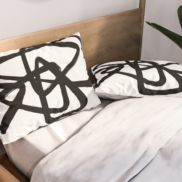 A Family Of Five White Background Pillow Sham Gallery Image 2