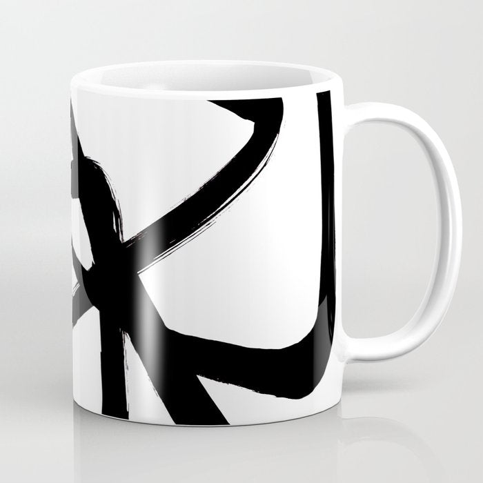 A Family Of Five White Background Coffee Mug Gallery Image 1