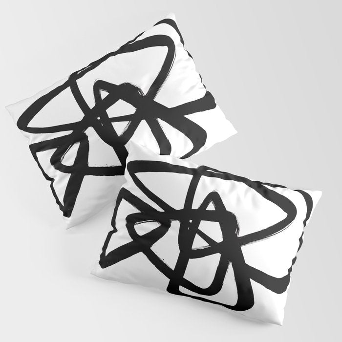 A Family Of Five White Background Pillow Sham Gallery Image 1