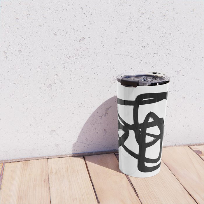 A Family Of Five White Background Travel Mug Gallery Image 4