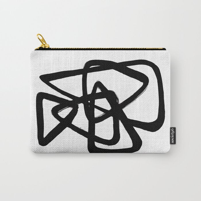 A Family Of Five White Background Carry All Pouch Gallery Image 1