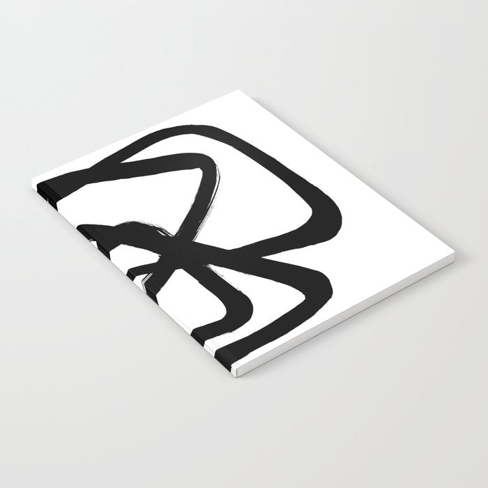 A Family Of Five White Background Notebook Gallery Image 1