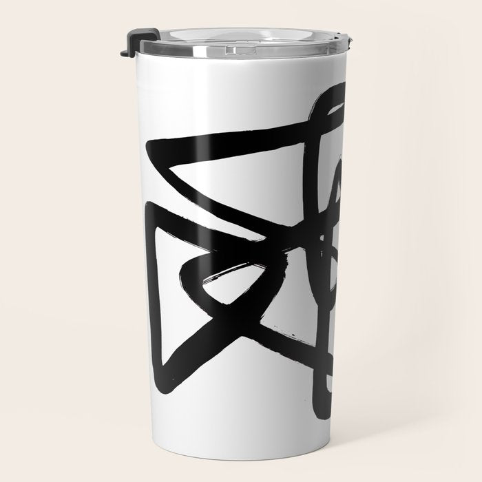 A Family Of Five White Background Travel Mug Gallery Image 3
