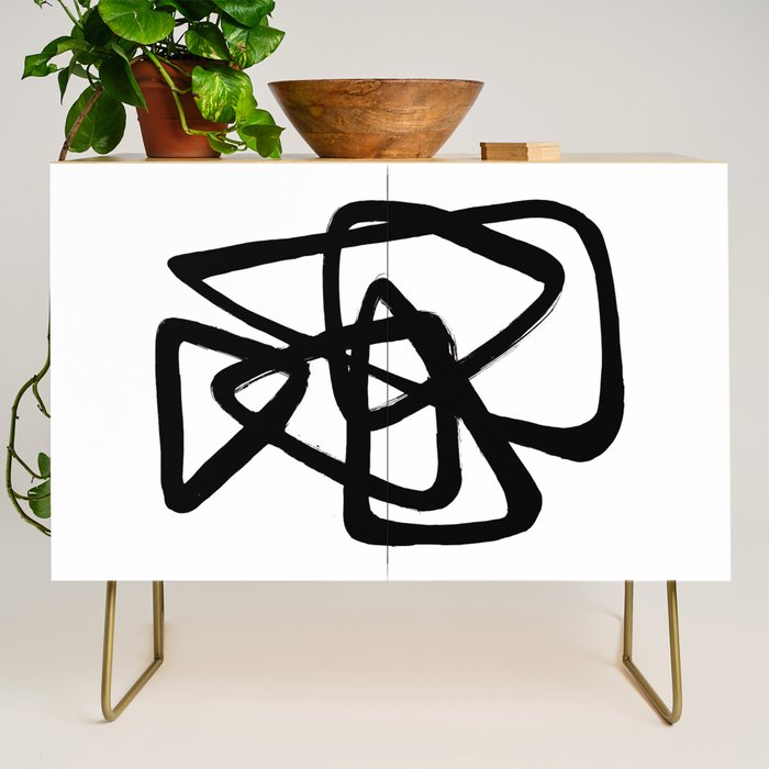 A Family Of Five White Background Credenza Gallery Image 1