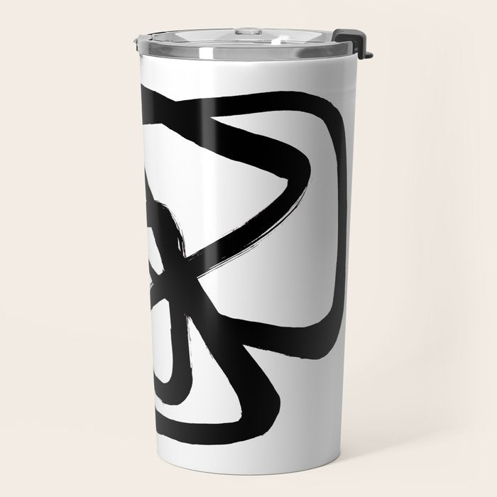 A Family Of Five White Background Travel Mug Gallery Image 2