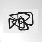 A Family Of Five White Background Welcome Mat Gallery Image 1