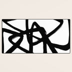 A Family Of Five White Background Desk Mat Gallery Image 3