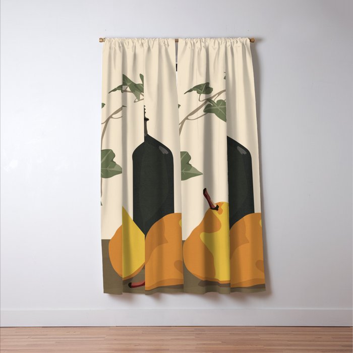 Still Life Art III Window Curtain Gallery Image 3