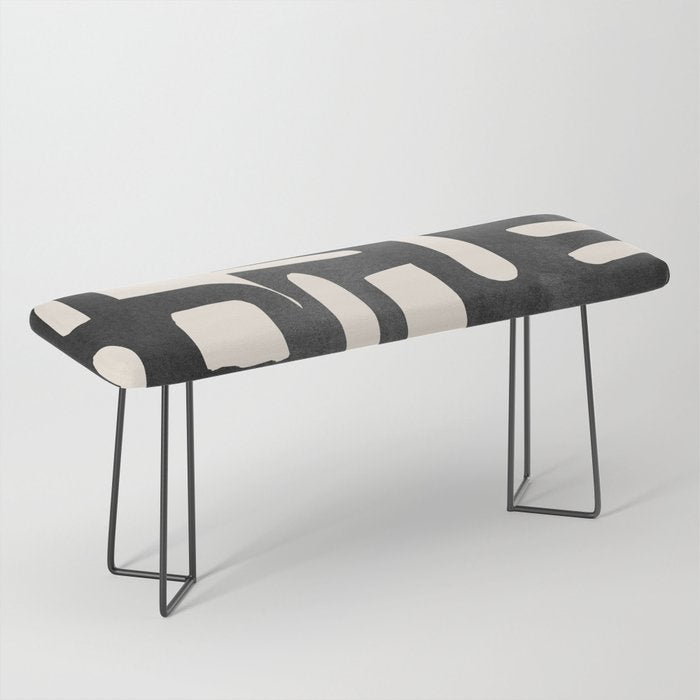 Modern Abstract Shapes 34 Bench Gallery Image 1