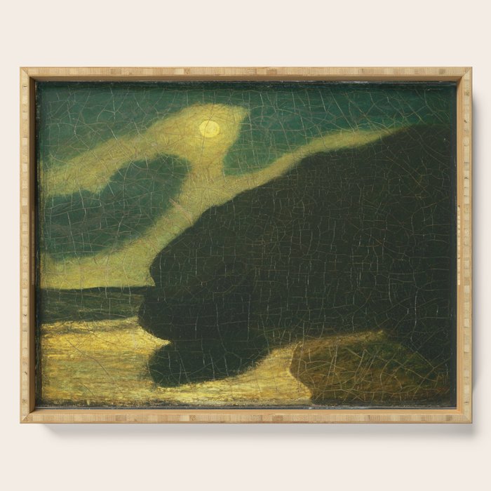 "Moonlit Cove" by Albert Pinkham Ryder (1880) Serving Tray Gallery Image 1