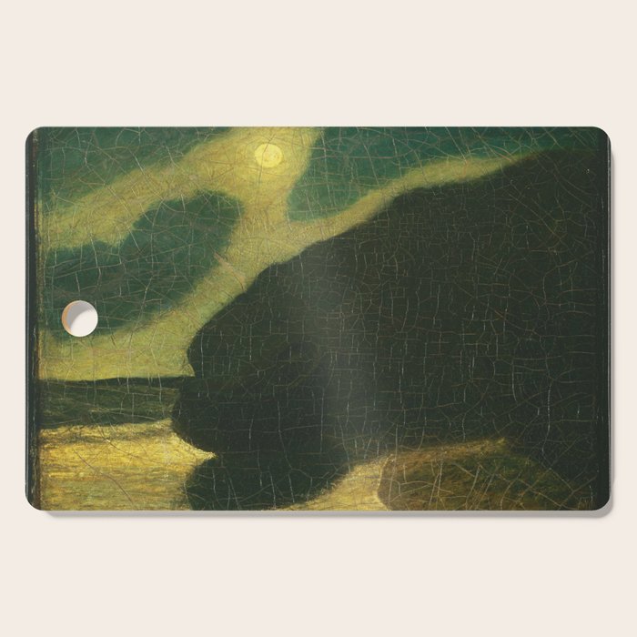 "Moonlit Cove" by Albert Pinkham Ryder (1880) Cutting Board Gallery Image 1