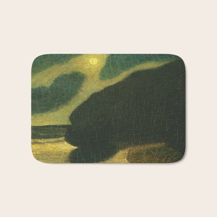 "Moonlit Cove" by Albert Pinkham Ryder (1880) Bath Mat Gallery Image 1