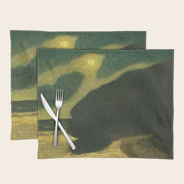"Moonlit Cove" by Albert Pinkham Ryder (1880) Placemat Gallery Image 1