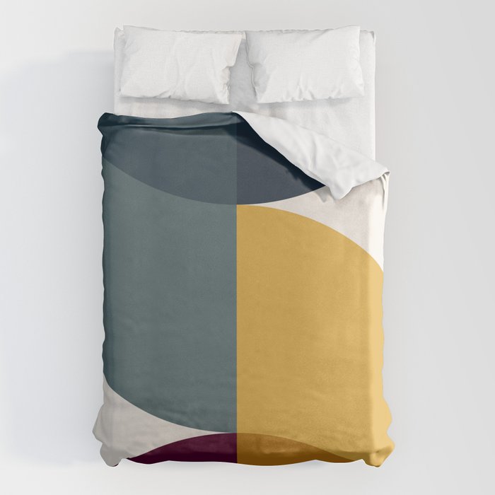 Geometric Harmony II Duvet Cover Gallery Image 1