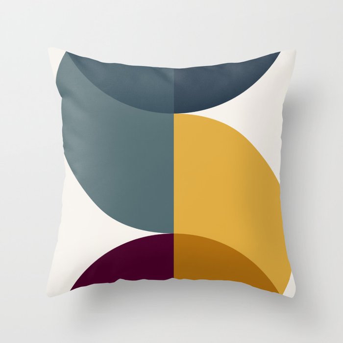 Geometric Harmony II Throw Pillow Gallery Image 1