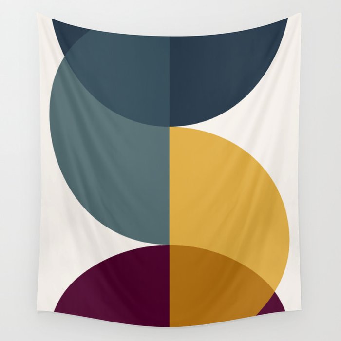 Geometric Harmony II Wall Tapestry Gallery Image 1
