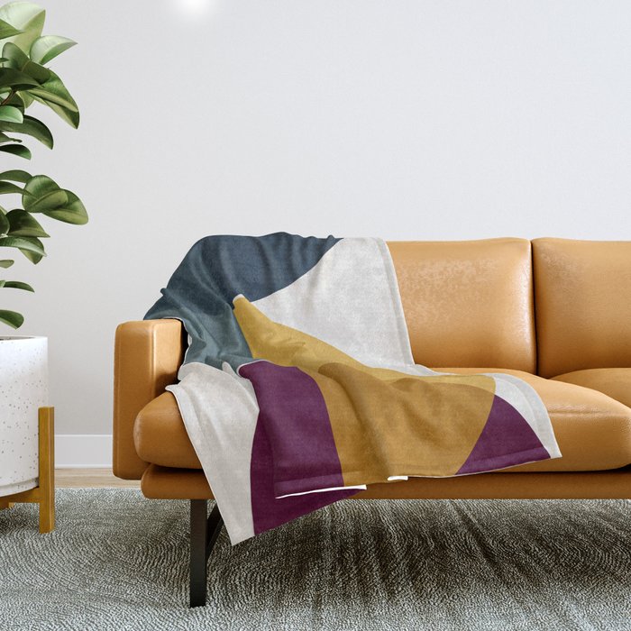 Geometric Harmony II Throw Blanket Gallery Image 1