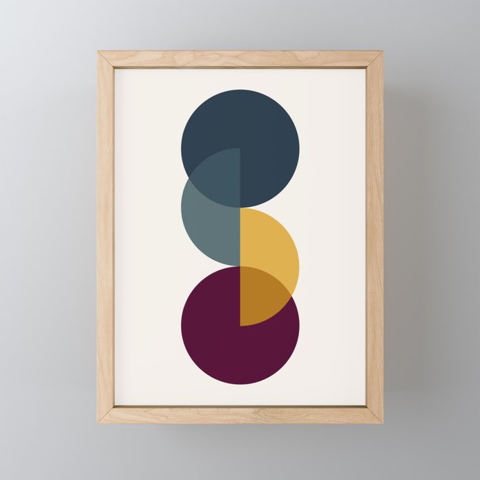 Geometric Harmony II Mini Art Print Gallery Image 1