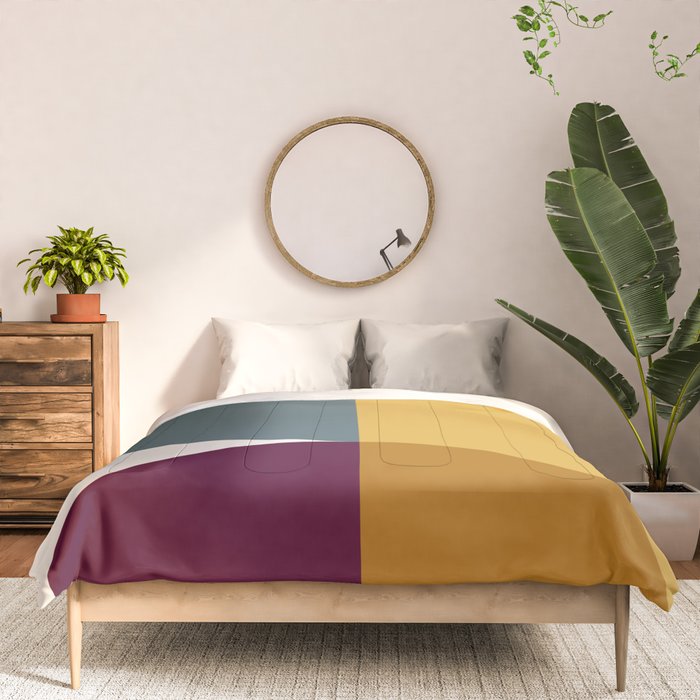 Geometric Harmony II Comforter Gallery Image 3