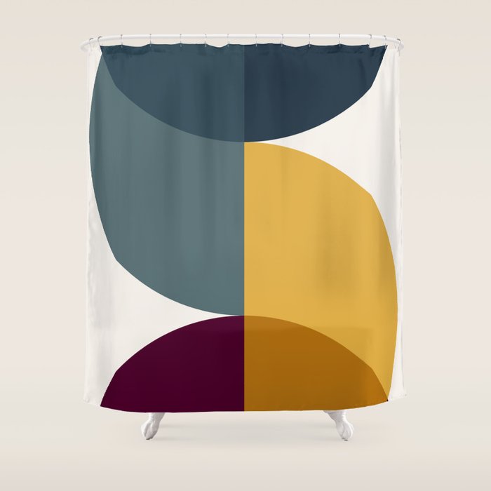 Geometric Harmony II Shower Curtain Gallery Image 1