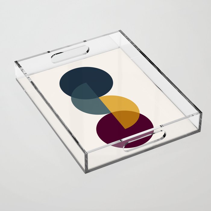 Geometric Harmony II Acrylic Tray Gallery Image 1