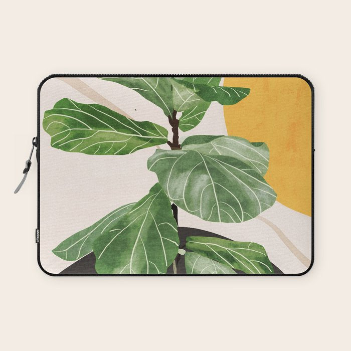 Abstract Art / Plant 2 Laptop Sleeve Gallery Image 1