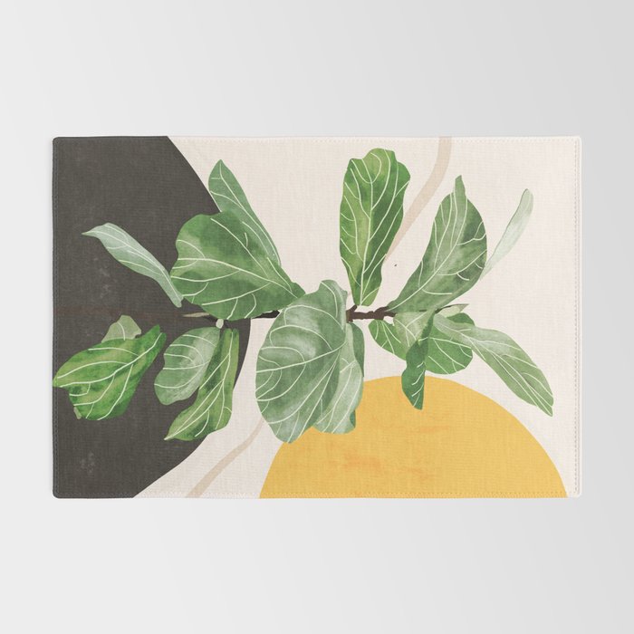 Abstract Art / Plant 2 Rug Gallery Image 2