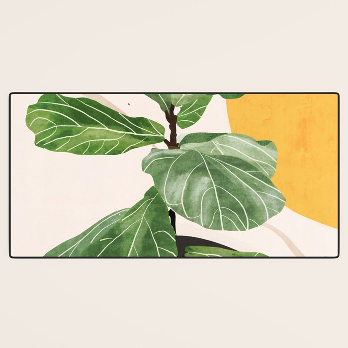Abstract Art / Plant 2 Desk Mat Gallery Image 3