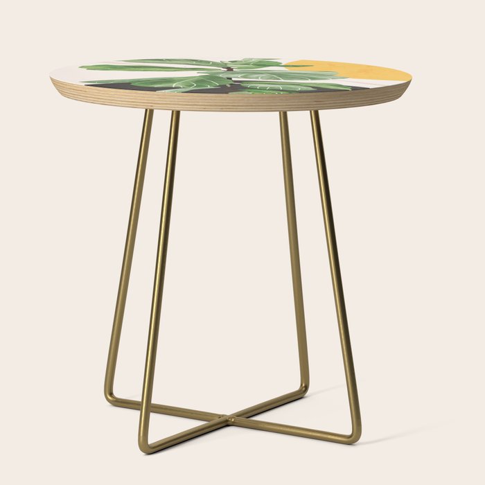 Abstract Art / Plant 2 Side Table Gallery Image 1
