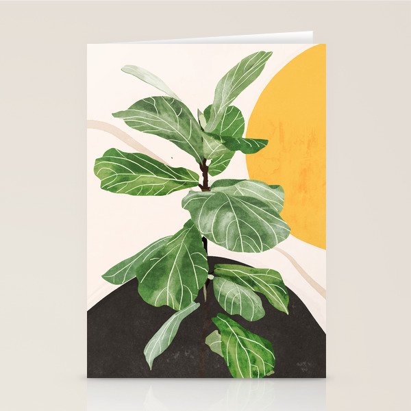 Abstract Art / Plant 2 Stationery Card Gallery Image 1