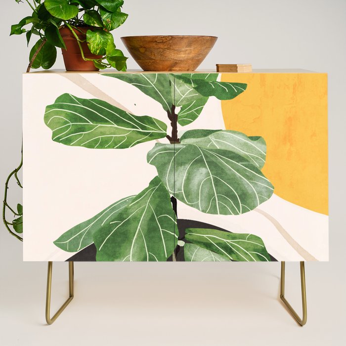 Abstract Art / Plant 2 Credenza Gallery Image 1