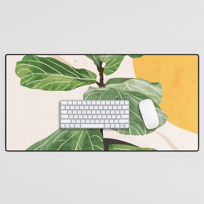 Abstract Art / Plant 2 Desk Mat Gallery Image 1