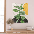 Abstract Art / Plant 2 Wall Tapestry Gallery Image 2