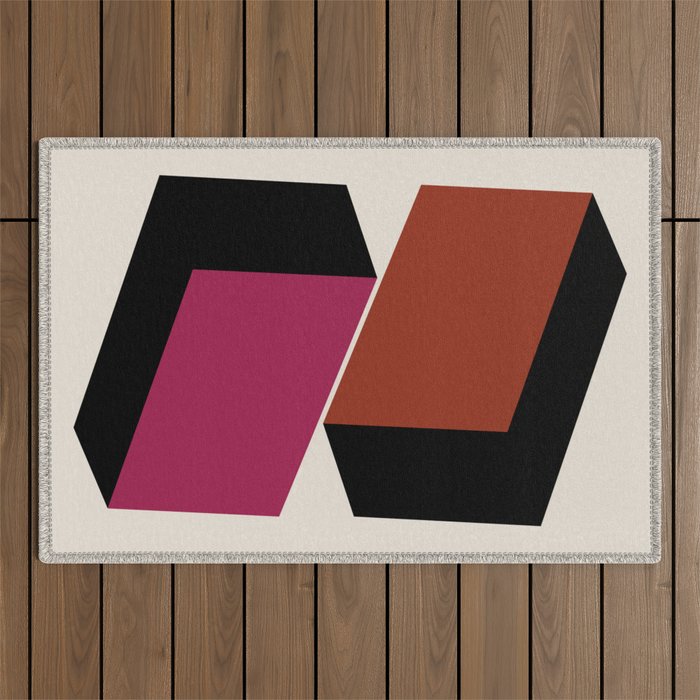 Modernist Objects VI Outdoor Rug Gallery Image 1