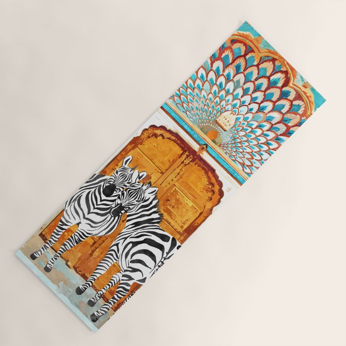 Zebra - Take Your Stripes Wherever You Go Yoga Mat Gallery Image 1