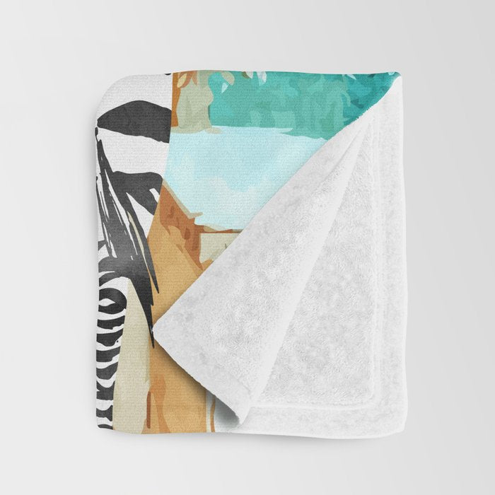 Zebra - Take Your Stripes Wherever You Go Throw Blanket Gallery Image 3