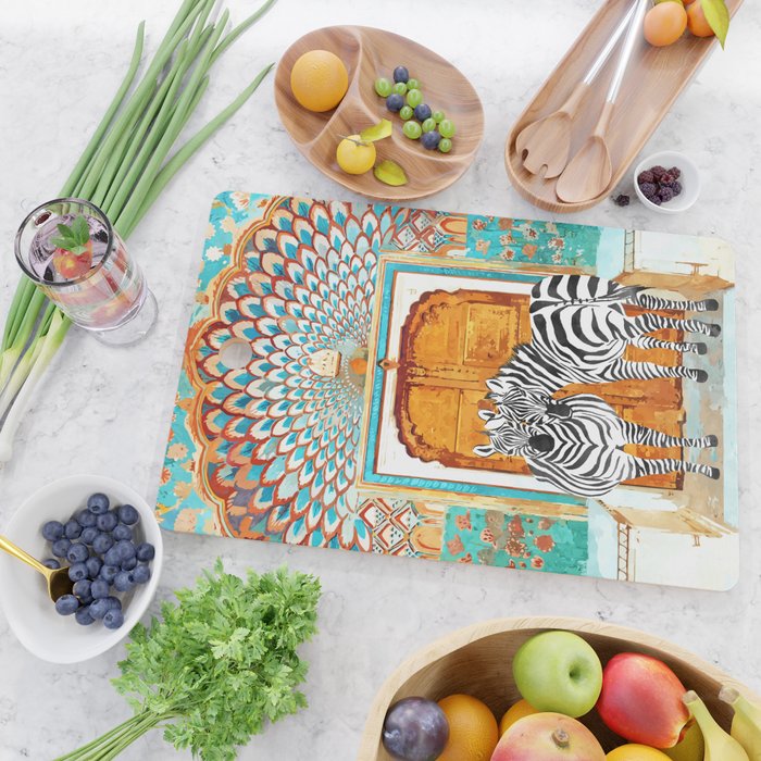 Zebra - Take Your Stripes Wherever You Go Cutting Board Gallery Image 2