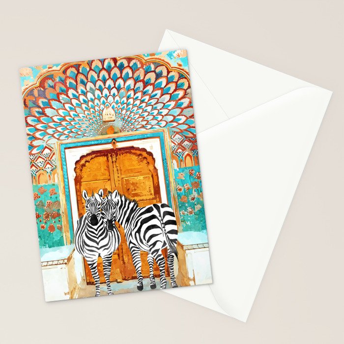 Zebra - Take Your Stripes Wherever You Go Stationery Card Gallery Image 2