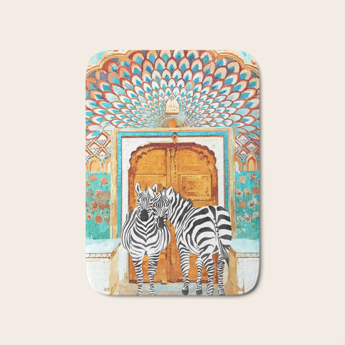 Zebra - Take Your Stripes Wherever You Go Bath Mat Gallery Image 1