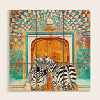 Zebra - Take Your Stripes Wherever You Go Wood Wall Art Gallery Image 1
