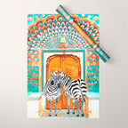 Zebra - Take Your Stripes Wherever You Go Wrapping Paper Gallery Image 1