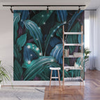 Tropical Magic Forest Wall Mural Gallery Image 1