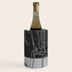 Minimalist Black And White Coffee Cups Wine Chiller Gallery Image 1