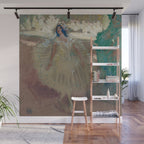Pavlova, prima ballerina ballet Swan Lake portrait still life female painting by Henry Keller Wall Mural Gallery Image 1
