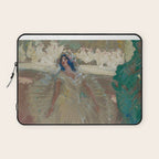Pavlova, prima ballerina ballet Swan Lake portrait still life female painting by Henry Keller Laptop Sleeve Gallery Image 1