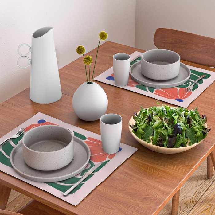 Carmine Lily Placemat Gallery Image 2